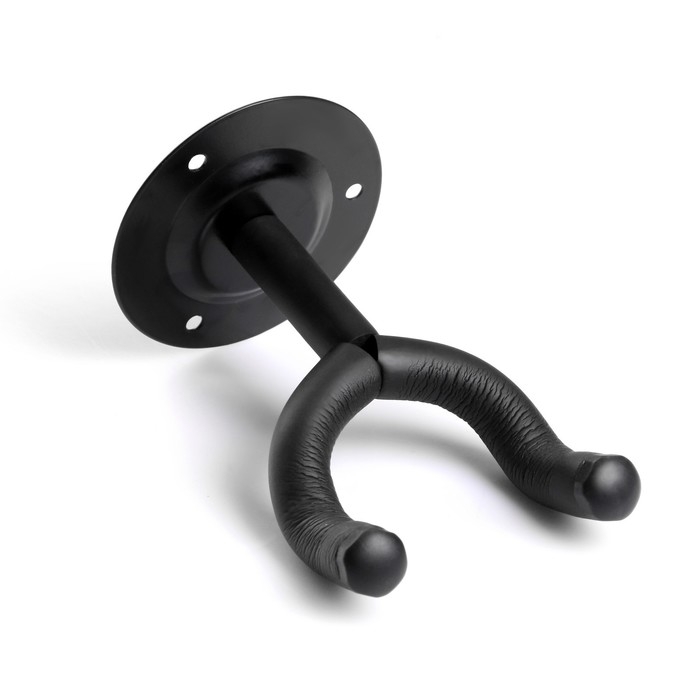 Держатель для гитары Music Life настенный, чёрный Держатель для гитары Music Life настенный, чёрный