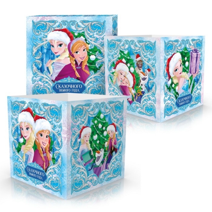 Коробка подарочная складная Коробка подарочная складная "Сказочного нового года", 30х30х30 см, Холодное сердце