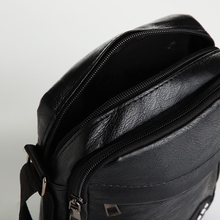 Сумка мужская, цвет чёрный Сумка мужская, цвет чёрный