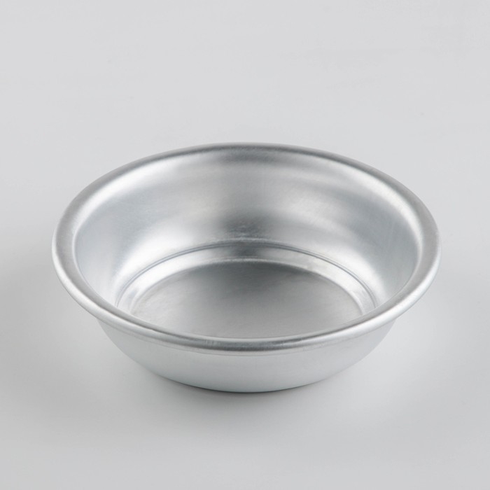 Миска алюминиевая, 500 мл, d=16 см, цвет хромированный Миска алюминиевая, 500 мл, d=16 см, цвет хромированный