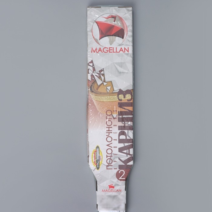 Карниз двухрядный, «Ультракомпакт. Лабиринт», 200 см, с декоративной планкой, цвет белый Карниз двухрядный, «Ультракомпакт. Лабиринт», 200 см, с декоративной планкой, цвет белый