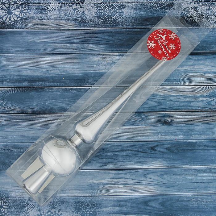 Наконечник Наконечник "Серебряные полоски" 28 см