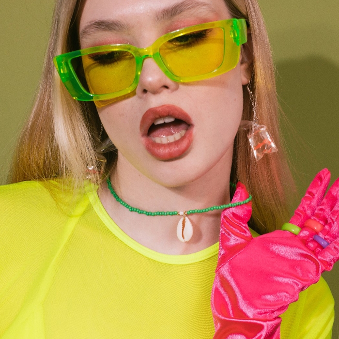 Чокер «Ракушка», цвет бело-зелёный в золоте, 42 см Чокер «Ракушка», цвет бело-зелёный в золоте, 42 см