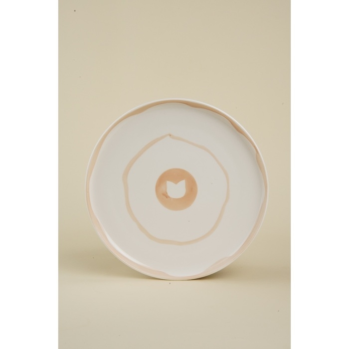 Тарелка фарфоровая обеденная SL Home «Гато», d=28 см, цвет белый Тарелка фарфоровая обеденная SL Home «Гато», d=28 см, цвет белый