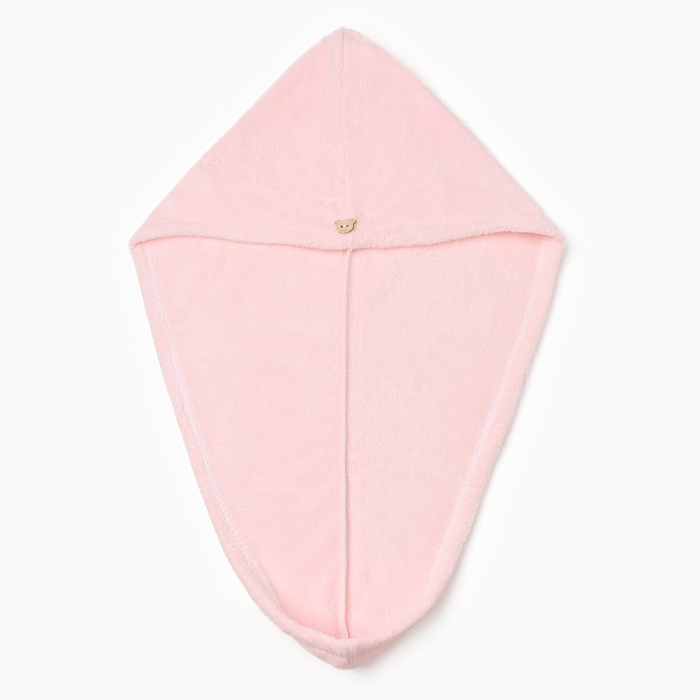 Чалма для сушки волос Этель, цв. розовый, 65*25 см, 100% п/э, 280 г/м2 Чалма для сушки волос Этель, цв. розовый, 65*25 см, 100% п/э, 280 г/м2