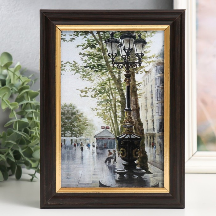 Ключница Ключница "Фонари Барселоны" 15х21 см венге