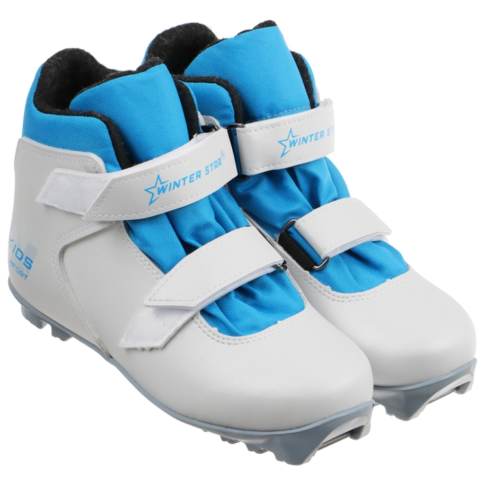 Ботинки лыжные детские Winter Star comfort kids, NNN, р. 36, цвет белый/голубой