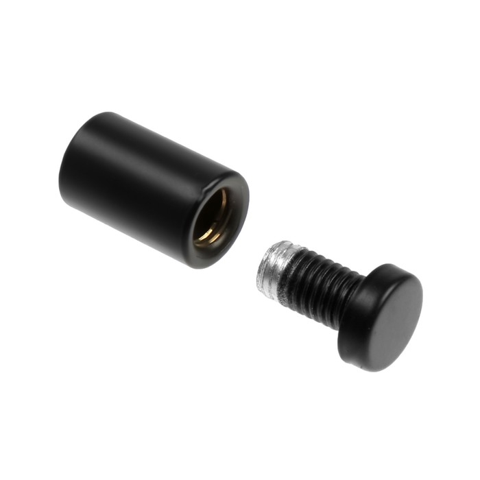 Дистанционный держатель для табличек, 16х30 мм, цвет черный,набор 6 шт. Дистанционный держатель для табличек, 16х30 мм, цвет черный,набор 6 шт.