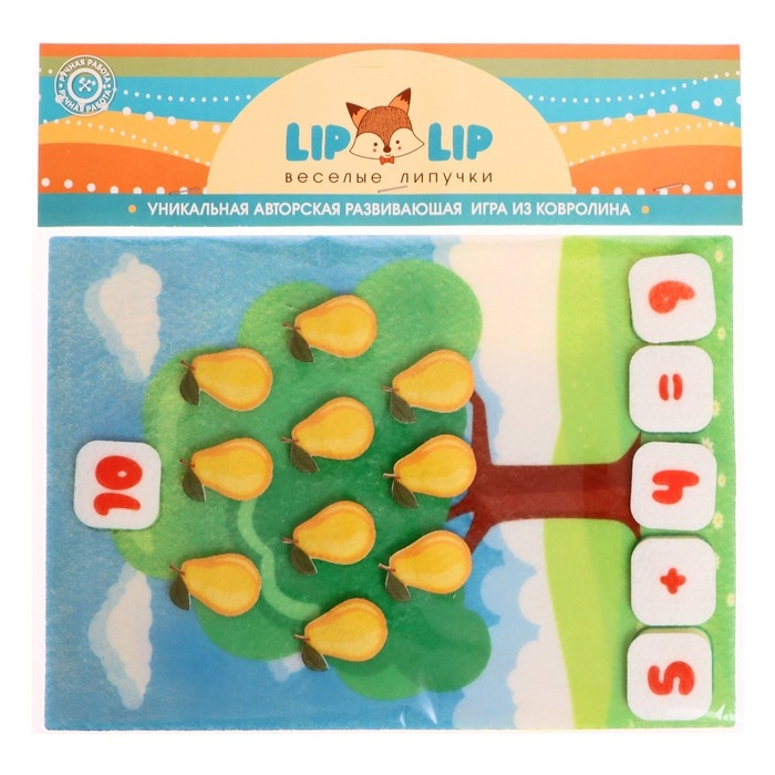 Игра-конструктор «Дерево. Состав числа», с игровым полем, 38 деталей