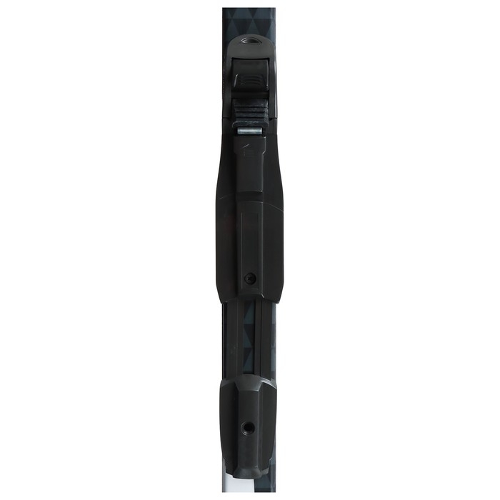 Комплект лыжный: пластиковые лыжи 150 см без насечек, стеклопластиковые палки 110 см, крепления SNS, цвета МИКС