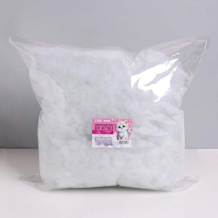 Наполнитель для игрушек «Суперпух» 2 сорт, 200 г Наполнитель для игрушек «Суперпух» 2 сорт, 200 г