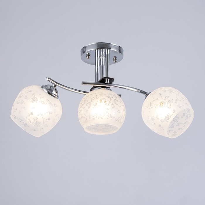 Люстра Люстра "Луис" 3xE27 40Вт хром 55x17x24см