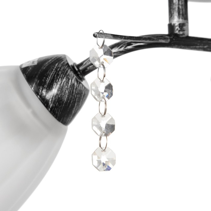 Люстра Люстра "Адель" 2x40Вт E27 черный 48х46х17 см