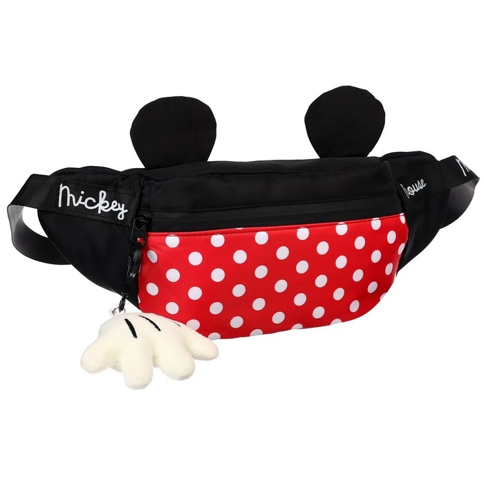 Сумка поясная детская, 25х6х13 см, Минни Маус