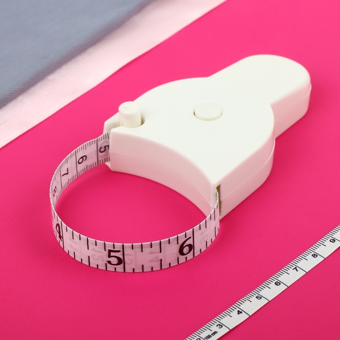 Рулетка для измерения объёмов тела портновская, 150 см (см/дюймы), цвет белый Рулетка для измерения объёмов тела портновская, 150 см (см/дюймы), цвет белый
