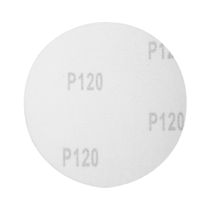 Круг абразивный шлифовальный под  Круг абразивный шлифовальный под "липучку" ТУНДРА, 115 мм, Р120, 10 шт.