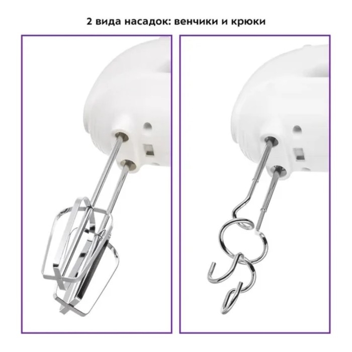 Миксер Kitfort КТ-3446, ручной, 150 Вт, 3 л, 5 скоростей, белый Миксер Kitfort КТ-3446, ручной, 150 Вт, 3 л, 5 скоростей, белый