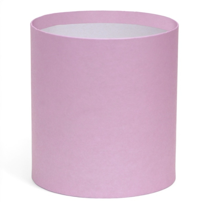 Набор круглых коробок 2в1 , Набор круглых коробок 2в1 ,"Лаванда", без крышки, 10 х 10 х 10,5 см