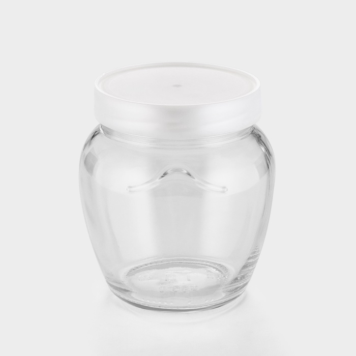 Набор стеклянных банок с серебристой полимерной крышкой, ТО-82 мм, 550 мл, 6 шт. Набор стеклянных банок с серебристой полимерной крышкой, ТО-82 мм, 550 мл, 6 шт.