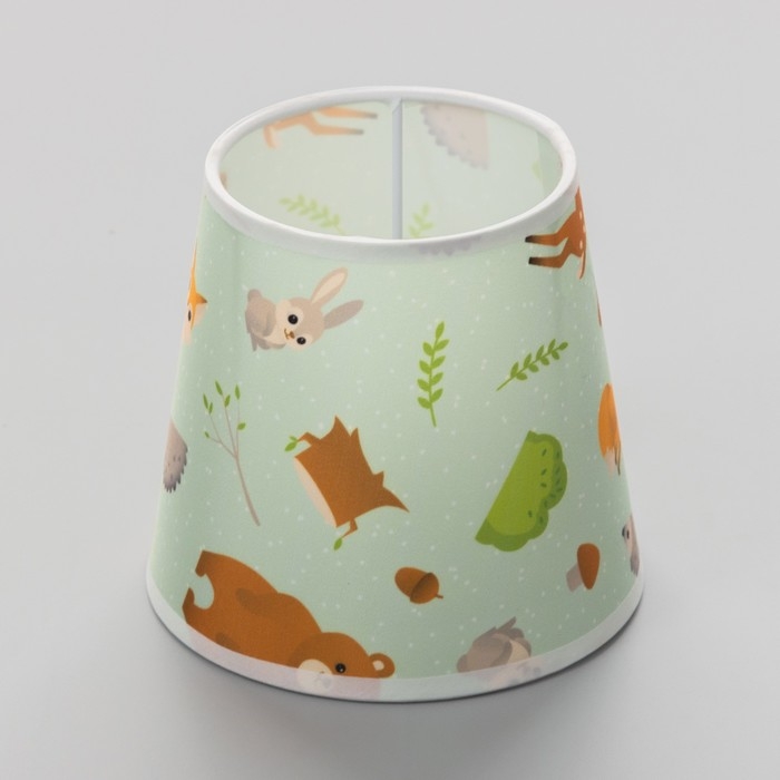 Абажур универсальный  Абажур универсальный "Лесная жизнь"  Е14 14х14х13см