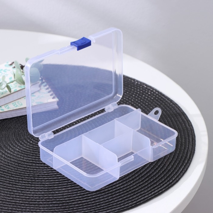 Органайзер для хранения, 5 отделений, 14,5×10×3,5 см, цвет МИКС Органайзер для хранения, 5 отделений, 14,5×10×3,5 см, цвет МИКС