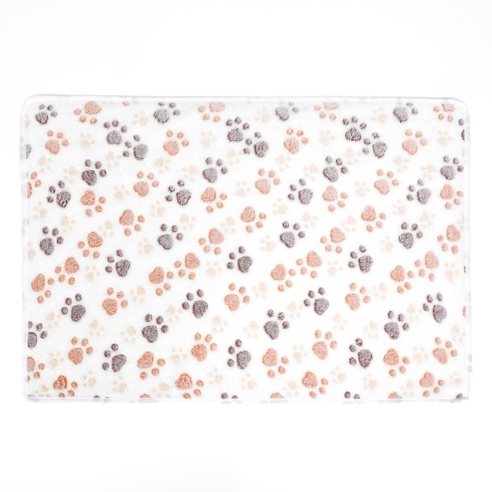 Плед для животных  Плед для животных "С любовью", 76 х 52 см, белый