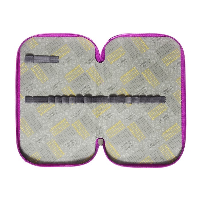 Пенал 3 секции, 125 х 205 х 55 мм, Calligrata 81П26/3 Пенал 3 секции, 125 х 205 х 55 мм, Calligrata 81П26/3 "Цветок", (объемный 3D-рисунок с эффектом металлика) ламинированный картон