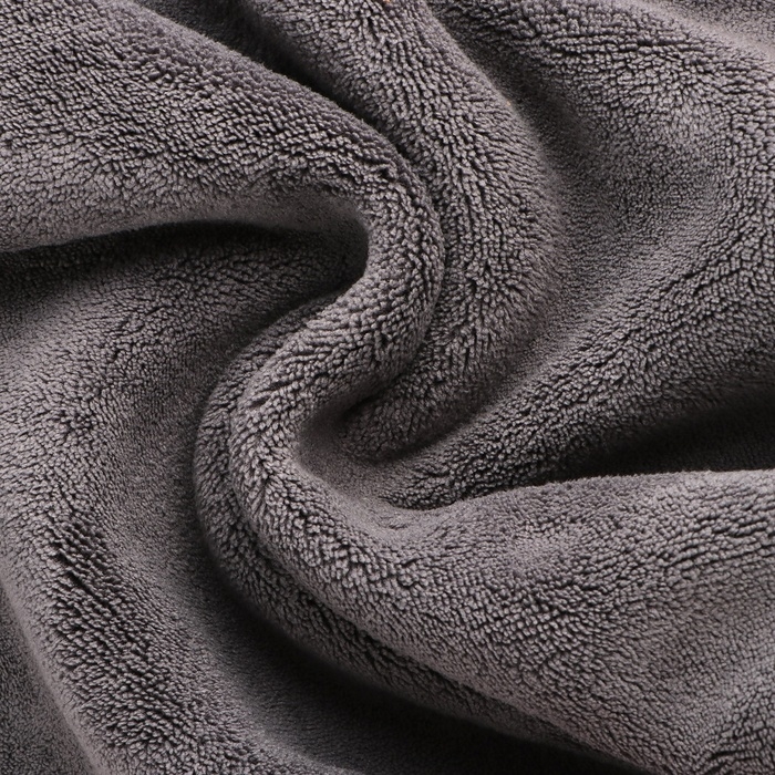 Тряпка для автомобиля CARTAGE, микрофибра, 800 г/м², 30×40 cм, желто-серая