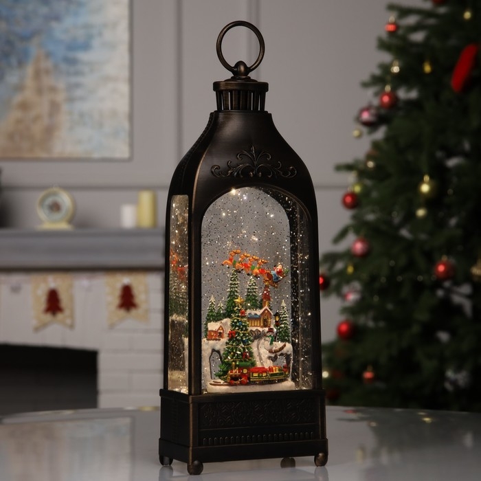 Фигура светодиодная «Новогодняя елка», 36х12.8х6.5 см, музыка, батарейки ААх3 (не в комплекте), USB, свечение тёплое белое Фигура светодиодная «Новогодняя елка», 36х12.8х6.5 см, музыка, батарейки ААх3 (не в комплекте), USB, свечение тёплое белое