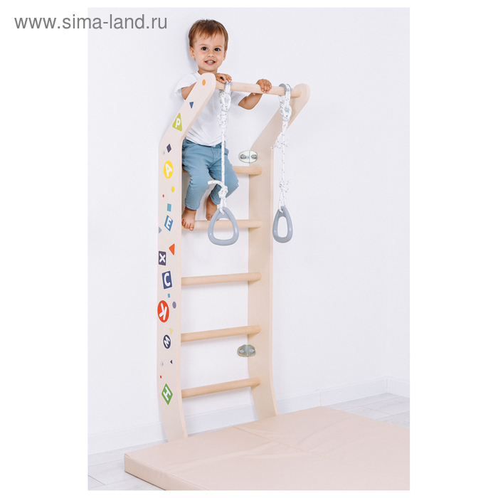 Детский спортивный комплекс Eco 3 Luna, цвет кремовый Детский спортивный комплекс Eco 3 Luna, цвет кремовый