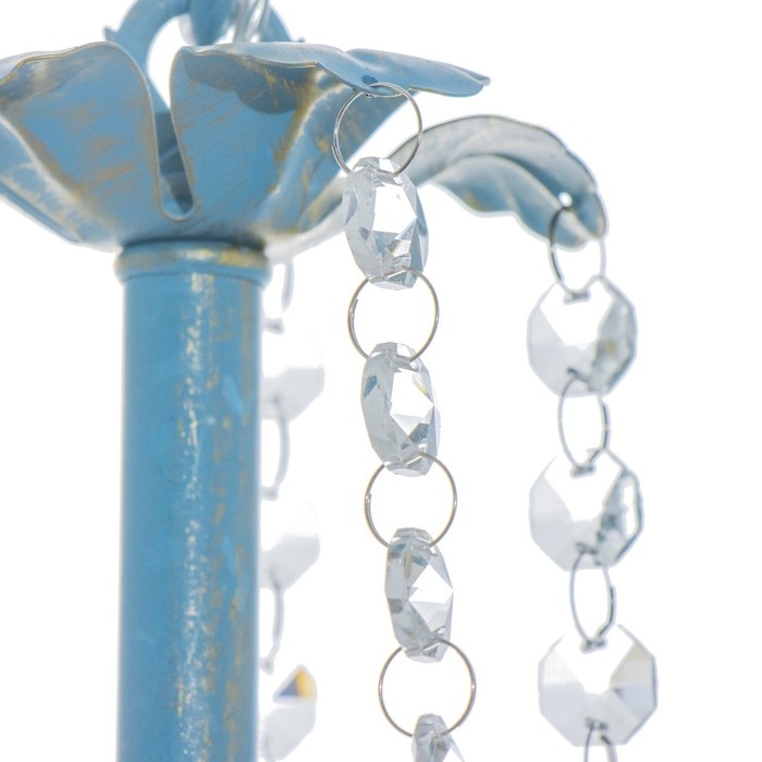 Люстра Люстра "Лиана" 5хЕ27 40Вт синий 45х45х40-90 см BayerLux