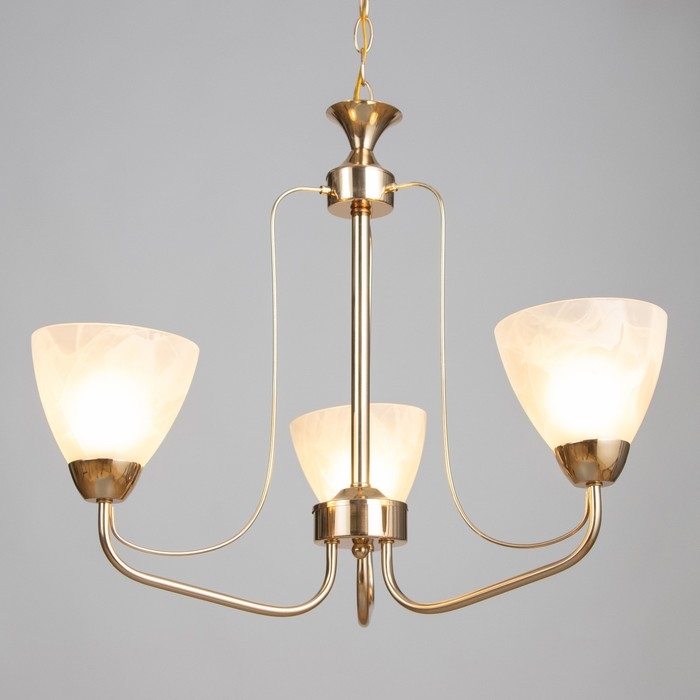 Люстра Люстра "Амелия" 3х60Вт Е27 Золото 59х59х100(60)см