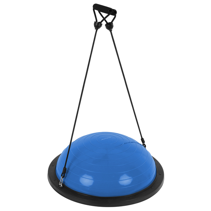 Полусфера BOSU гимнастическая ONLYTOP, с насосом, 55х25 см, цвет синий Полусфера BOSU гимнастическая ONLYTOP, с насосом, 55х25 см, цвет синий
