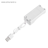 Зарядное устройство Luazon UC-26, для 2-х аккум. АА или ААА, USB, ток заряда 250 мА, белое