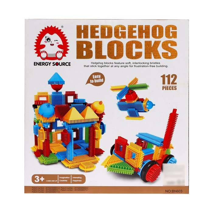 Конструктор игольчатый BRISTLES «Огромный дом», 112 деталей Конструктор игольчатый BRISTLES «Огромный дом», 112 деталей