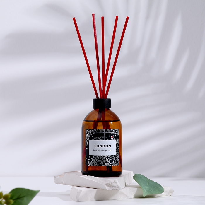 Диффузор ароматический, Диффузор ароматический, "LONDON", ветивер, пачули, 100мл
