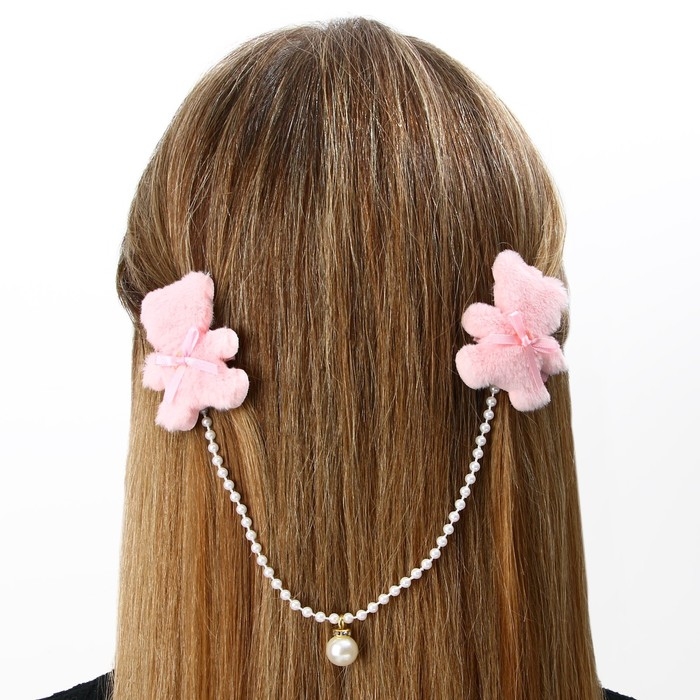 Заколки для волос новогодние «Праздник», на Новый год, набор 2 шт, 5 х 4 см Заколки для волос новогодние «Праздник», на Новый год, набор 2 шт, 5 х 4 см