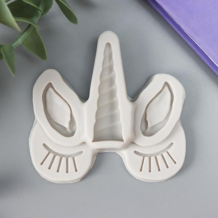 Молд силикон Молд силикон "Спящий единорог" 5 предметов 6,5х6,2х1,1 см