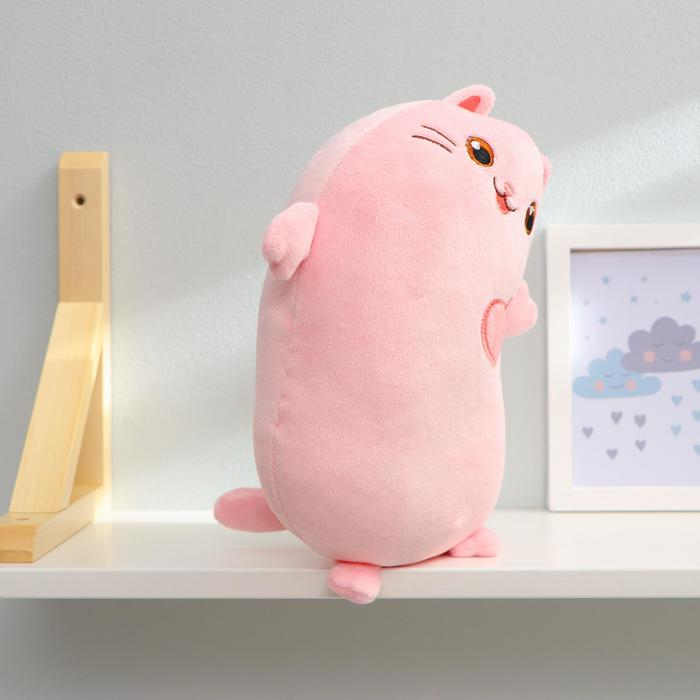 Мягкая игрушка «Котик с сердечком», цвета МИКС