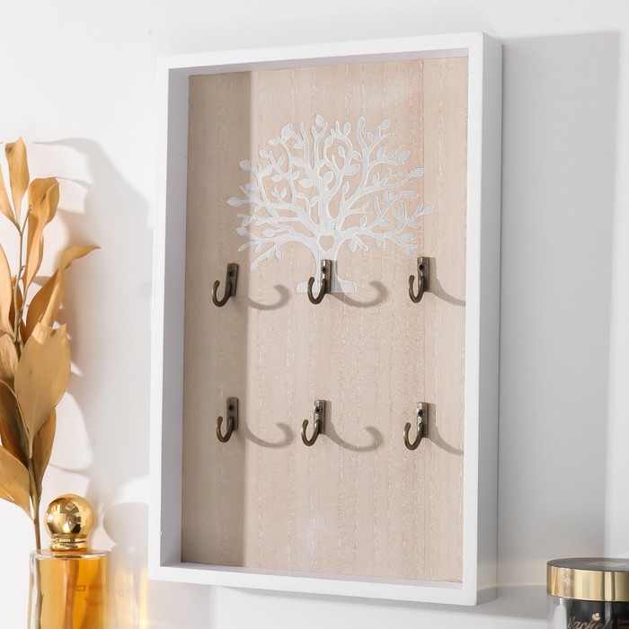 Крючки декоративные дерево Крючки декоративные дерево "Дерево любви" 20х3х30 см