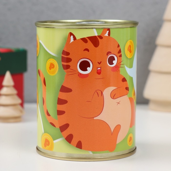 Копилка-банка металл Копилка-банка металл "Кидай бабло, чтобы пузо росло"