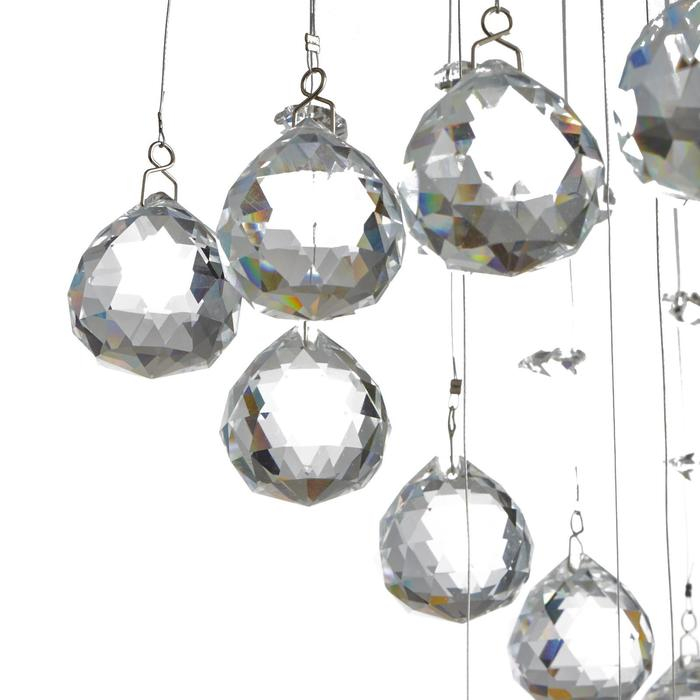 Каскад 71307/6 GU10 40Вт хром 60х30х85 см BayerLux