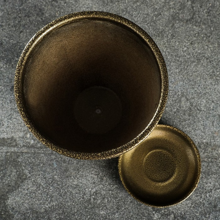 Горшок цветочный  Горшок цветочный "Греция" с поддоном 2,4л