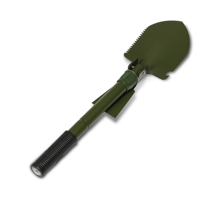 Лопата туристическая, складная, L = 41 см, мотыжка, прорезиненная рукоять, в чехле, Greengo Лопата туристическая, складная, L = 41 см, мотыжка, прорезиненная рукоять, в чехле, Greengo