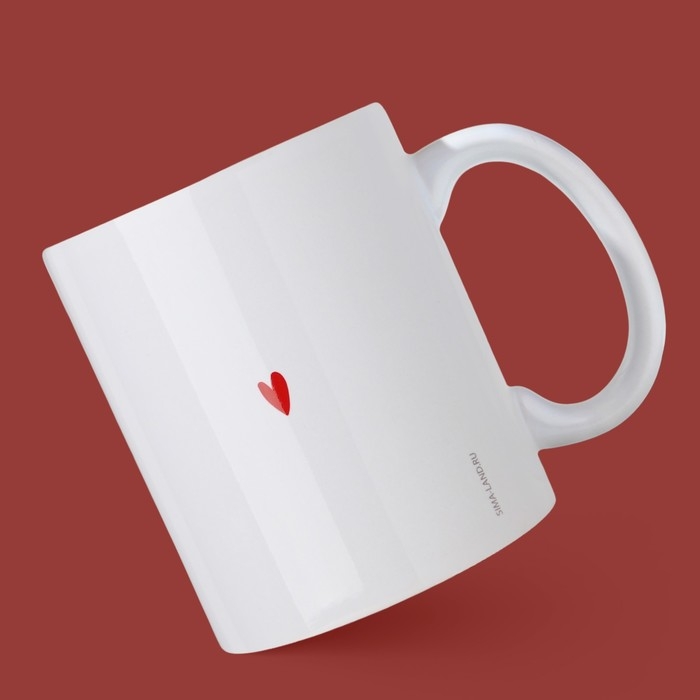 Кружка керамическая «Твоя любовь», 320 мл, цвет белый Кружка керамическая «Твоя любовь», 320 мл, цвет белый