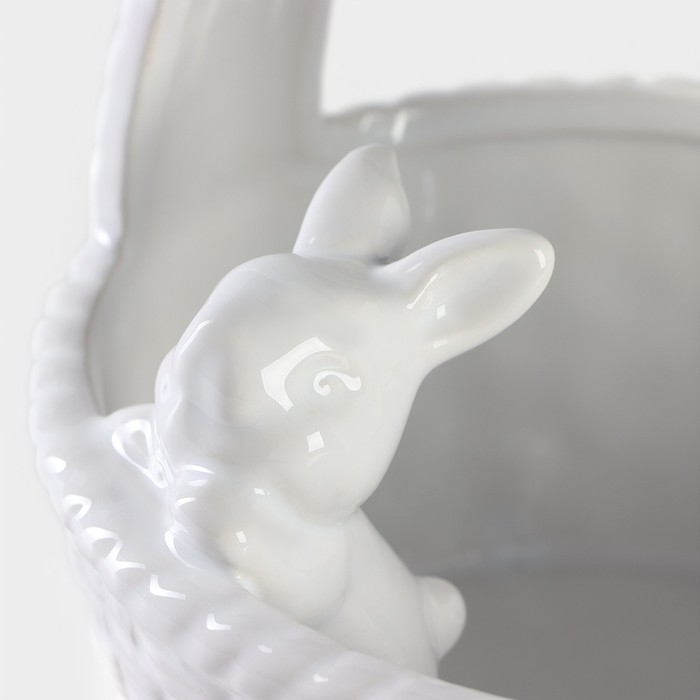 Конфетница Доляна «Зайка», 650 мл, 17×14,5×18,5 см Конфетница Доляна «Зайка», 650 мл, 17×14,5×18,5 см