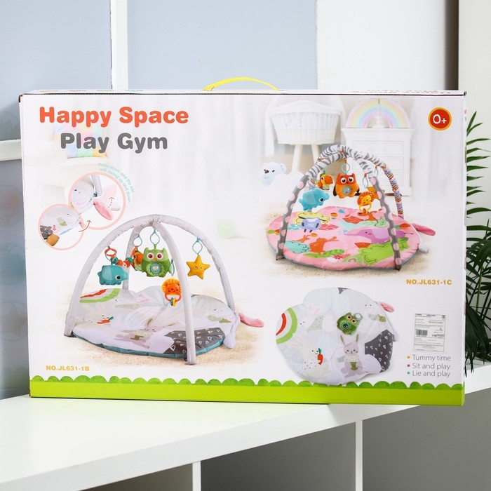 Развивающий коврик с дугами «Зайчики», 73x48 см. Развивающий коврик с дугами «Зайчики», 73x48 см.