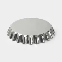 Форма для выпечки, d=27 см, h=4 см, жесть, серебристая