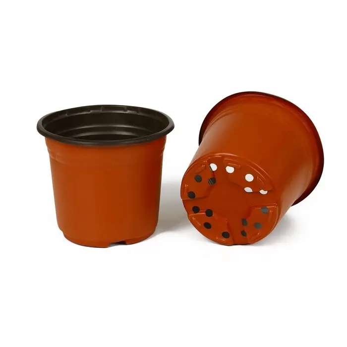 Горшок для рассады, 3.5 л, d=20 см, h=16 см, мягкий пластик, терракот, Greengo Горшок для рассады, 3.5 л, d=20 см, h=16 см, мягкий пластик, терракот, Greengo