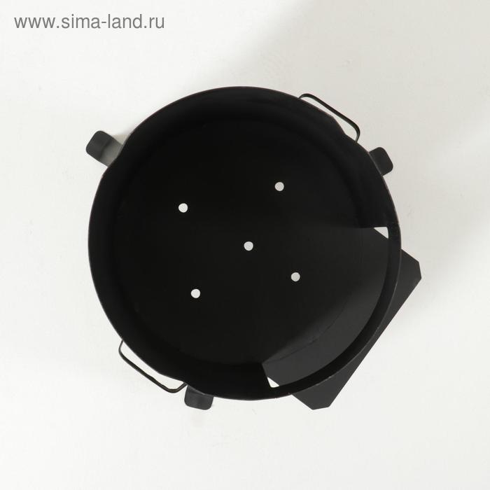 Набор для плова: казан 12л, печь под казан, шумовка 47см Набор для плова: казан 12л, печь под казан, шумовка 47см